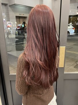 ヘアーアイスカルテット(HAIR ICI QUARTET) 春カラー◎ピンクベージュ艶髪ロング