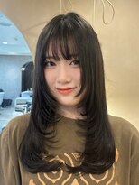 ラヴィズム 栄店(LUVISM)&nbsp;栄/矢場町/レイヤー/顔周りレイヤー/ハッシュカット/韓国ヘア