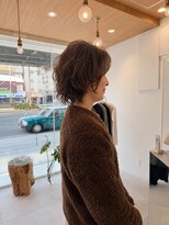 ウタリ(utari)&nbsp;動きあるレイヤーボブ【難波 桜川/ジェルパーマ】
