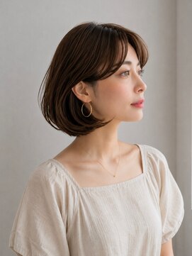 トリッカ 代官山(tricca) 白髪ぼかしショートボブ/大人ショート/艶カラー