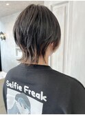 福山市美容室Caary似合わせカット大人気レイヤーウルフスタイル
