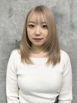 マーブル 町田(marble)&nbsp;ミルクティーブロンド/ダークブルー/デジタルパーマ/町田