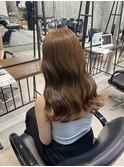 ブリーチなしベージュ