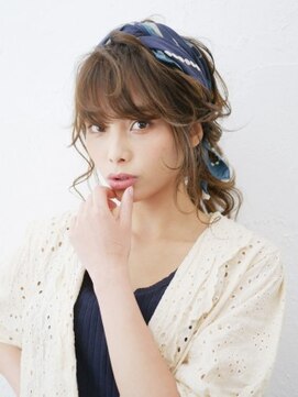アース 加古川店(HAIR&MAKE EARTH) 華やかでかわいい!スカーフアレンジ