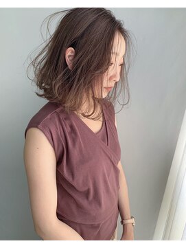 クラン(clan) 肩上ミディ#マニッシュショートくびれセミディデジタルパーマ