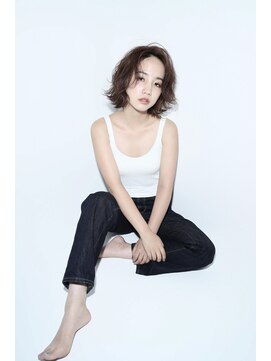 ソワン ドゥ ブレス フラン 東花園店(soin de brace Fran) レイヤーボブ・地毛風カラー・長めルルバング