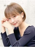 【20/30代にオススメ】にフィットするゆるふわショートボブ♪