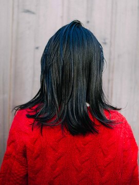 アラワラブルー(arrawarra blue) 大人かっこいい外ハネミディ/20代/30代/40代/50代/倉敷駅/白楽町