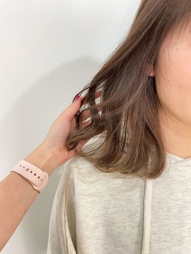 ジーナ 名駅(XENA.) 《xena》垢抜けショコラベージュ＊モテミディスタイル