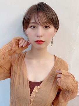 ベイルーム(BAYROOM by HONEY omotesando) 【BAYROOM横浜】耳かけマッシュショート×ショコラベージュ