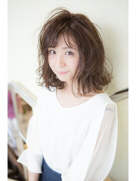 アルケー ヘアアンドヘッドスパ 錦糸町南口店(arche Hair&head spa) 大人可愛いココアベージュグレージュカラーボブウルフ黒髪錦糸町