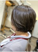 アイスラテ×前下がりショート