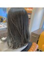 エマヘアデザイン(e.m.a Hair design) オリーブグレージュ。赤みを霞ませた人気カラー。オススメです