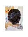 ヘア ポジション HAIR Position 能代北店 首回りスッキリ!!なショートヘア◎耳かけスタイルも可愛いです。
