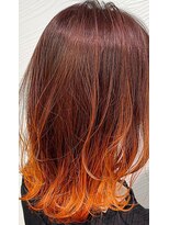 リッシュ 都賀店(Lish)&nbsp;グラデーション×オレンジ