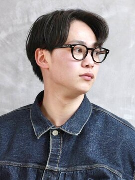 にもう ナチュラルセンターパート　ツーブロック　2