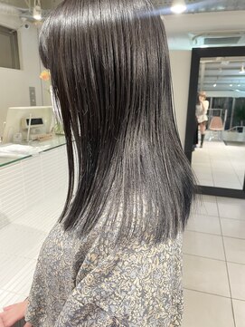 メゾンアクア 表参道(Maison ACQUA) ◎ブリーチなし透明感カラーグレージュラベンダーあっ