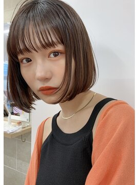 サンドシーン(sand scene) 20代30代40代丸みショートボブマッシュ前下がりレイヤー