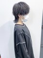 カンゴール サロン トウキョウ セントラル 原宿(KANGOL SALON TOKYO CENTRAL) マッシュとウルフが組み合わさった王道マッシュウルフスタイル