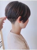 【morio原宿】刈り上げショート前下がりショートツーブロック