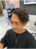 メンズ大人色気パーマ