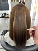 髪質改善サラサラプレミアムストレート大人ガーリー韓国ボブ横浜