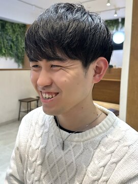 ビューブルー 亀戸錦糸町(VIEW BLUE) ◎メンズカット刈り上げマッシュ&アイブロウ