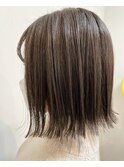 切りっぱなしボブ