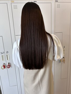 カノエ 山口矢原店(canoe) 艶髪/暗色/髪質改善縮毛矯正/髪質改善/韓国風/韓国ヘア