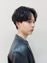 マイロ(mailo) メンズセンターパート×ニュアンスパーマ×韓国マッシュ