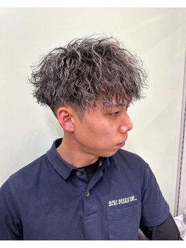 クレアメンズ 横浜能見台(CREA men's) 横浜メンズメッシュパーマツイストスパイラルハイライトマッシュ