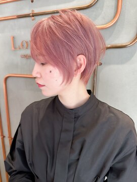 ロンド エスポワール 錦糸町(Lond espoir) 武井デザインカラーオリーブベージュウェットヘアレイヤカット