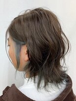 びゃんびゃん 浅水本店&nbsp;外ハネボブ／インナーカラー/ダブルカラー/イメチェン/美髪