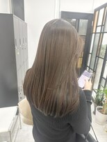 ディジョン(Dijon)&nbsp;韓国顔まわりレイヤーカットグレージュオリーブベージュブラウン