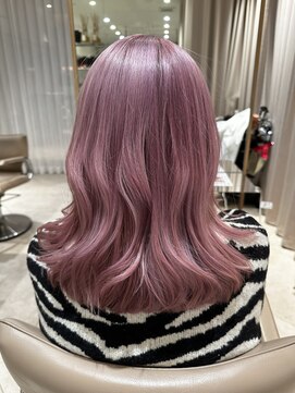ロージーバイフーガヘアー 元住吉店(Rosy by FUGAhair) *セミロングレイヤーとくすみピンク*
