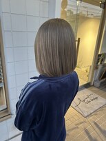 ルミ 高崎駅店(Lumi)&nbsp;ボブ×ミルクティーベージュ【高崎/高崎駅/Lumi高崎】