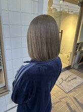 ルミ 高崎駅店(Lumi) ボブ×ミルクティーベージュ【高崎/高崎駅/Lumi高崎】