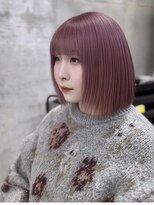 ジィルム(XELM)&nbsp;ハイライトカラーミルクティーベージュレイヤーカット