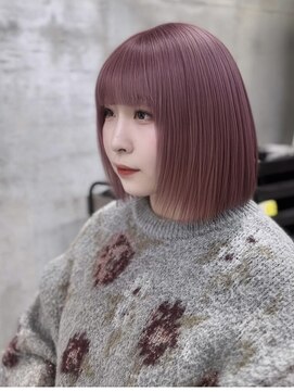 ジィルム(XELM) ハイライトカラーミルクティーベージュレイヤーカット