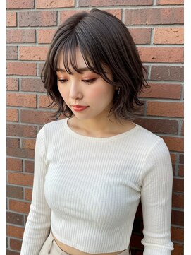 フルショウ 小牧(FURUSHO) 20代30代40代艶髪ひし形外ハネボブレイヤーボブ大人ショートボブ