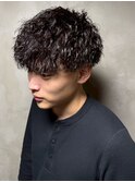 ツイスパ 束感ショート ツーブロックマッシュ 20代 30代