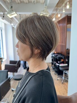 ハーツ(Heart's) ◇大人可愛い20代30代40代50代前下がりショートボブ丸みショート