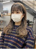 夏◎ブリーチなしダブルカラー透明感ベージュ20代30代