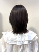 抜け感◎ミディアムレイヤーカット【カミケン黒岩店】