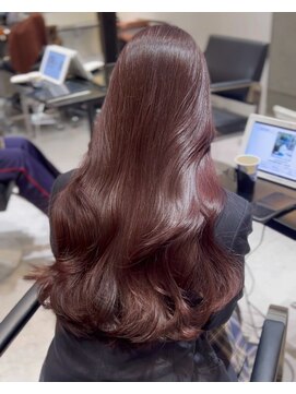 リス バイ ソヨン(Lis by SOYON) 黒髪/グレーベージュ/レイヤーロング/前髪パーマ/髪質改善