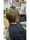 ショートボブ 30代40代50代/大人可愛い