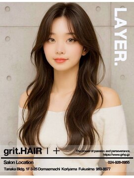 グリット ヘアープラス(grit.HAIR|+) 【grit.】ナチュラルレイヤー