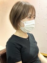 ラミエ バイ メルト 吉祥寺(lamie by melt)&nbsp;*滝田*絶壁解消小顔ショートボブヘーゼルグレージュ20代30代40代