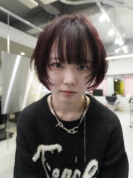 ボブ/ヘアカラー/ミニボブ/ショートボブ/レイヤーカット