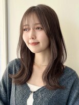 ハニーシブヤ(HONEY shibuya)&nbsp;レイヤーカット/イメチェン/ベージュブラウン/脱白髪染め3